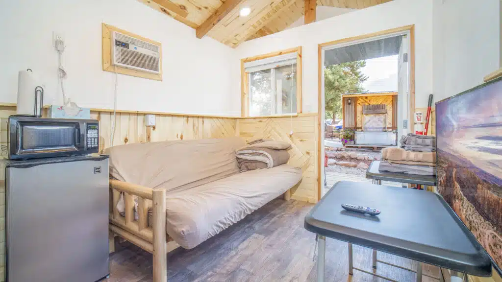 Basic Cabin Rental at Moab RV and Glamping Resort