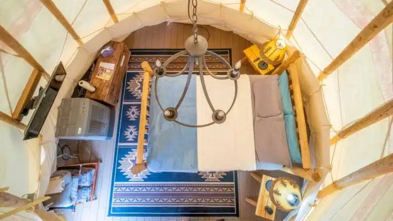 Tipi camping at Moab RV and Glamping Resort