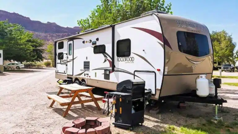 Rentable RV camping at Moab RV and Glamping Resort
