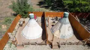 Tipi camping at Moab RV and Glamping Resort