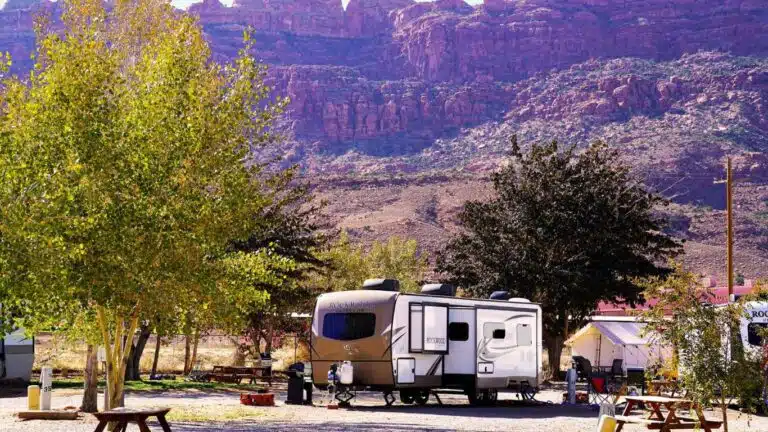 Rentable RV camping at Moab RV and Glamping Resort