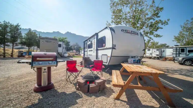 Rentable RV camping at Moab RV and Glamping Resort
