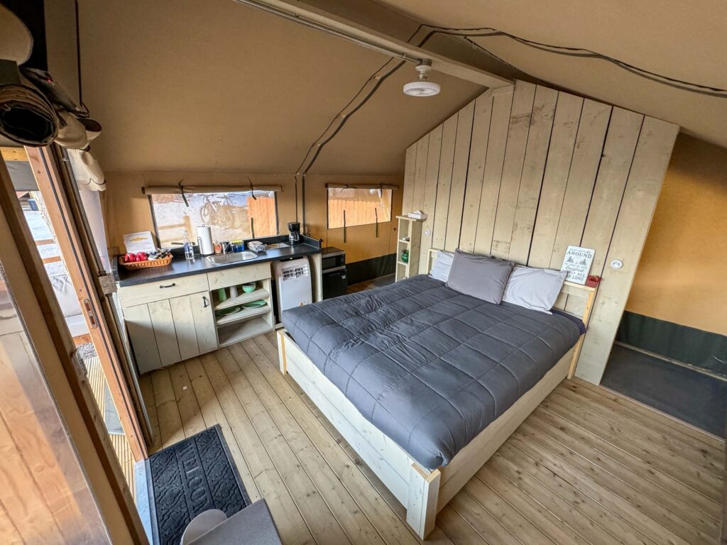 Glamping Tent Inside