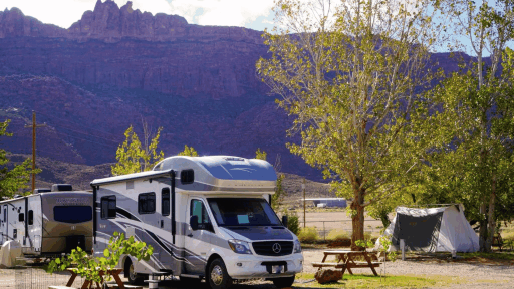 Class C Full RV Hookup Moab Rv and Glamping Resort